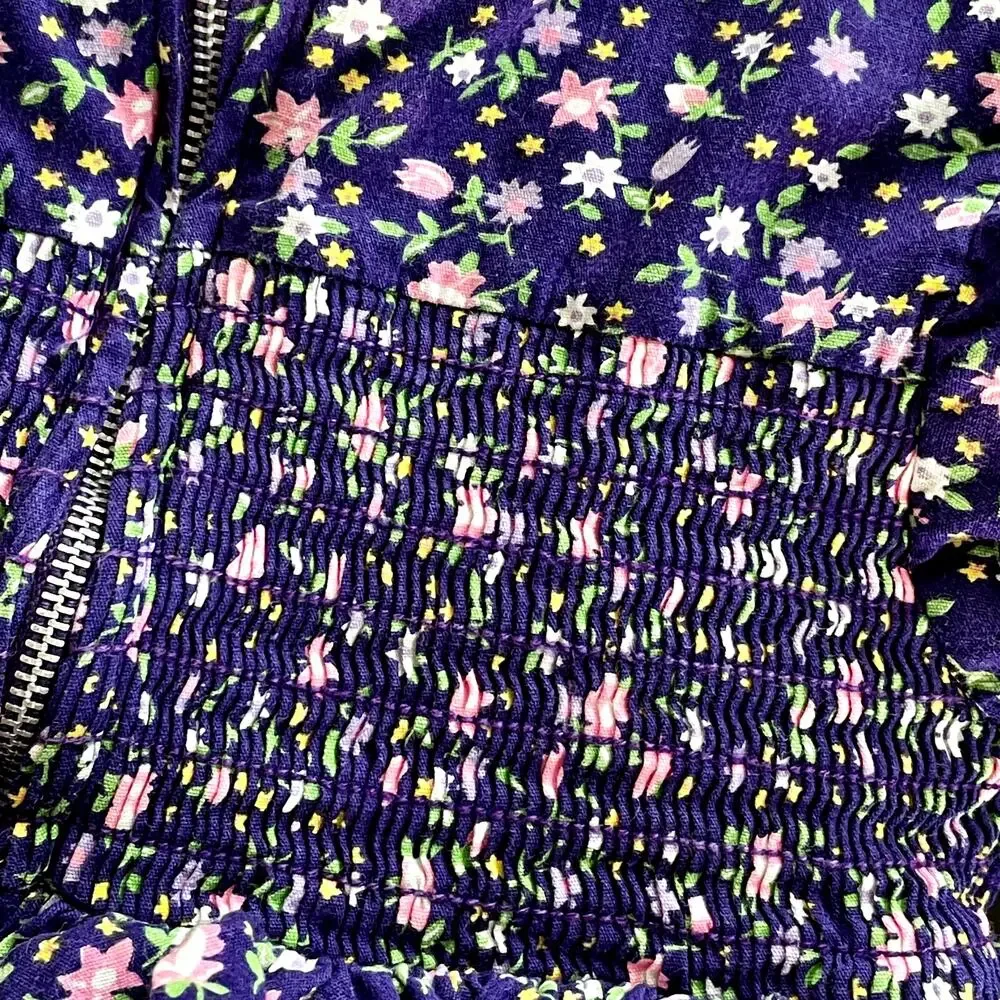 Vintage 70s Toddlers Childrens Cinderella Stop the Press Dress 4